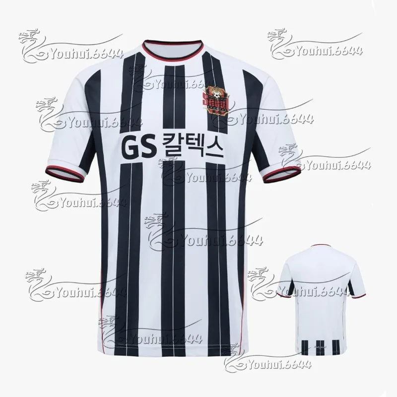

New Arrive Style 2025 FC Seoul Vintage Short Sleeve Uniform Top Jersey Men's Women's Sports Motorcycle Quick-Drying T-Shirt