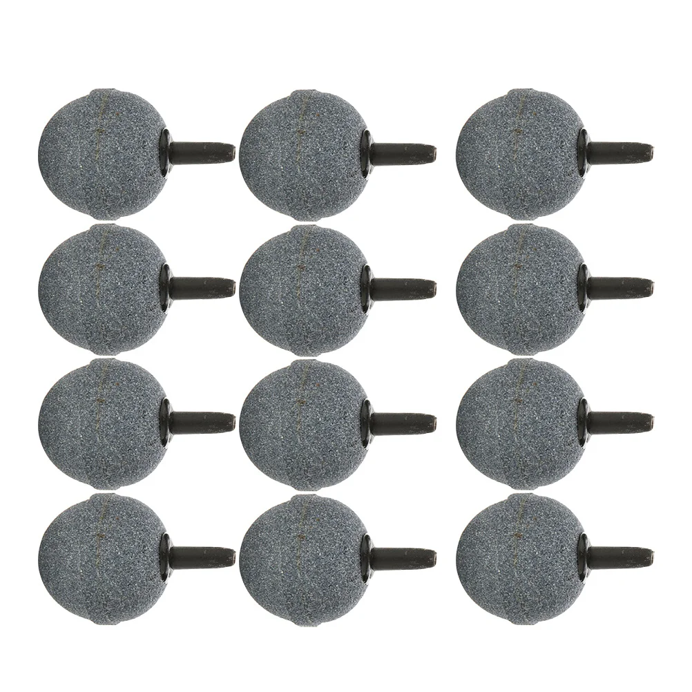 

12Pcs Round Stone 20x20mm Oxygen Increase Bubble Diffuser Aquarium Fish Tank Bubble Diffuser Air Stone