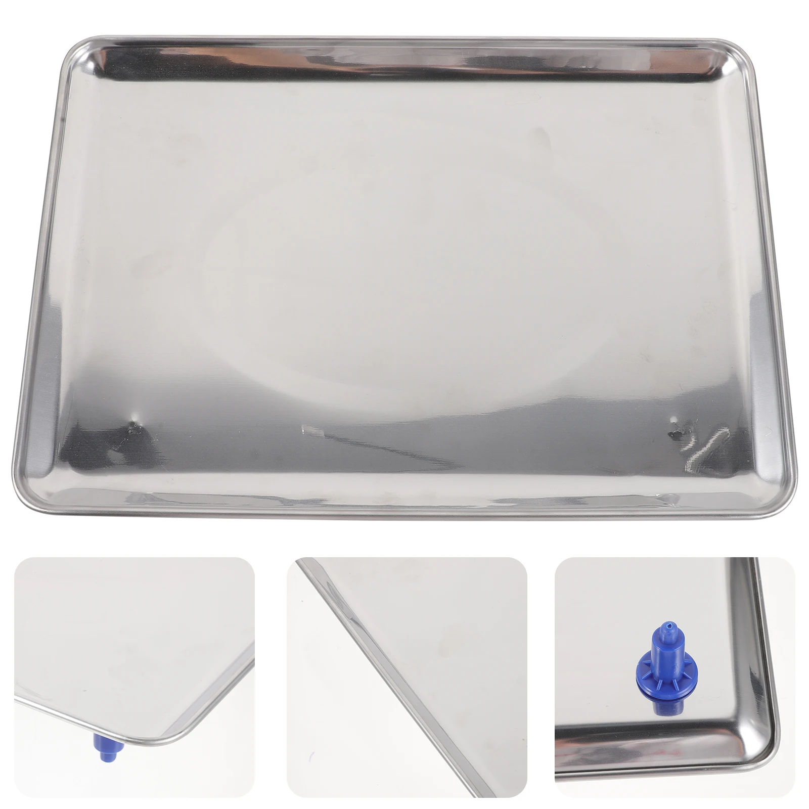 

Weighing Measuring Powder Dish Metal Plate Plastic Feet Electronic Scale Accessories Stable Accurate Kitchen Weighing Tray