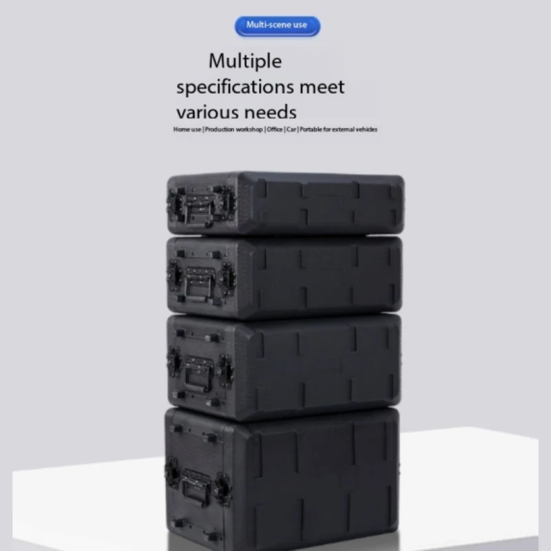 PE plastic portable shockproof and pressure-resistant empty box power amplifier 4U microphone cabinet microphone 6U chassis