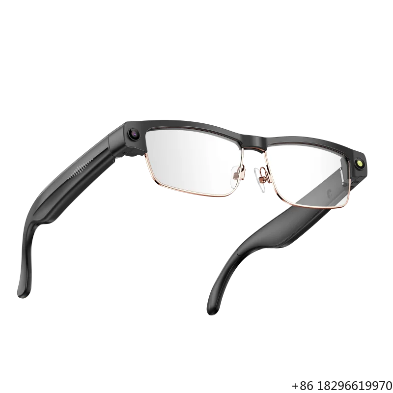 ENC Noise Reduction AI Translation Smart Glasses Built In  Open Ear Sports Wireless Audio Sunglasses
