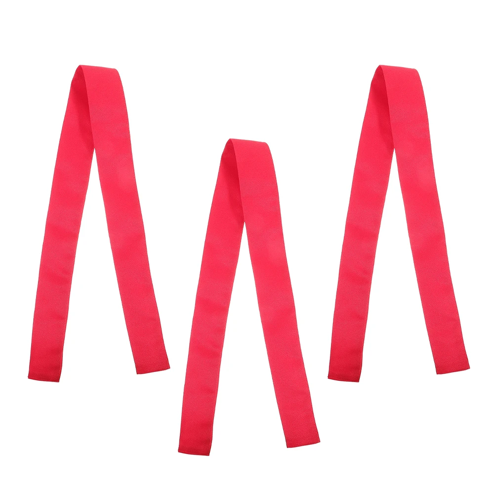 

3Pcs Chef Neckerchief Red - Comfortable Breathable Kitchen Work Scarf for Restaurant Cooking Bbq Hotel Staff Uniform Accessory