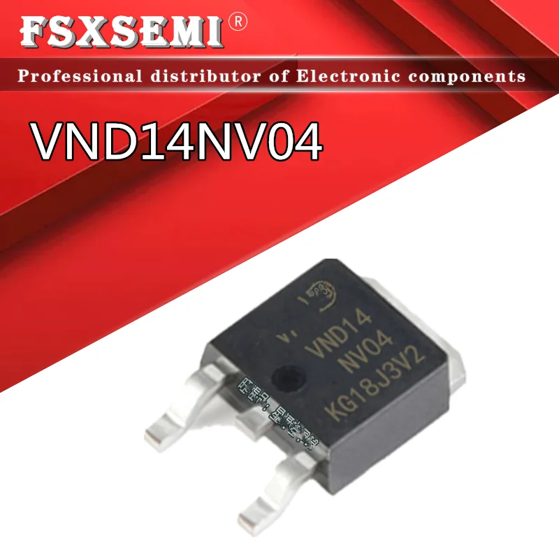 10pcs/lot VND14NV04 TO-252 VND14NV04TR-E TO252 VND14NV04TR VND14 NV04 Power MOSFET