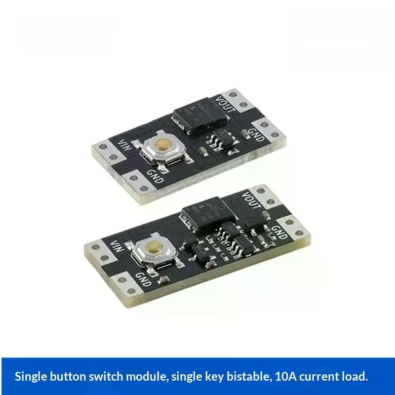 1Pcs 3.5- 5.4V 4.5-26V 300nA 1.3uA Load 10A Low Power XL-10AL XL-10AH Single Bond Button Bistable Micro One Key Switch Module