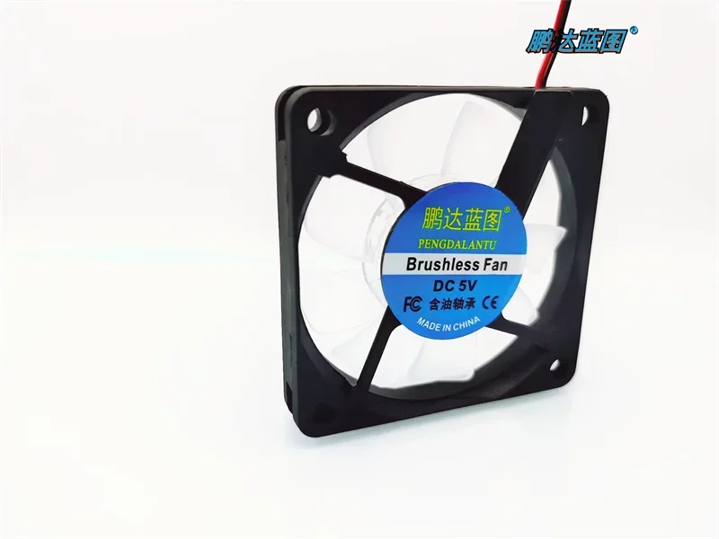 60*60*10MM Pengda Blueprint 6010 5V 0.22a Transparent Blades Mute 6cm 60*60 * 10mm Cooling Fan