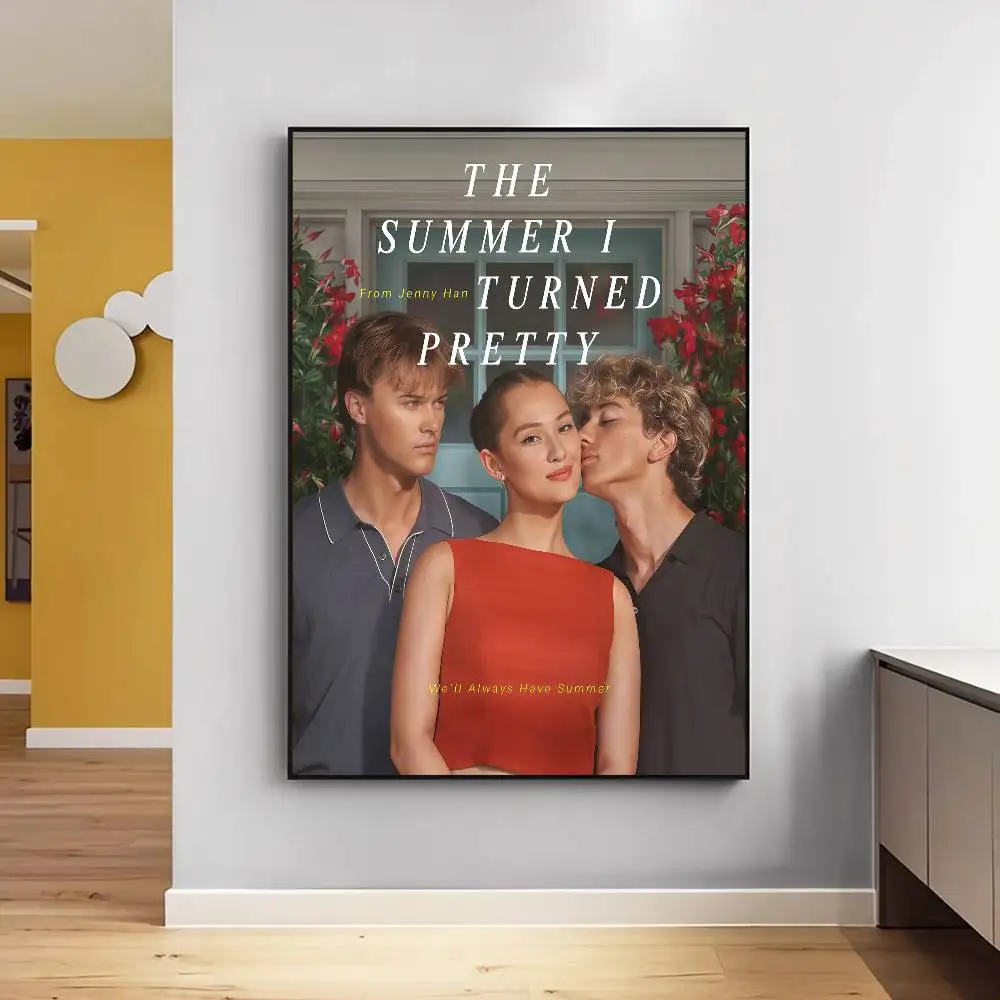 تلفزيون ساخن الصيف تحولت ملصقات أنيمي جميلة لزجة ورق أبيض ملصق DIY غرفة بار مقهى Kawaii غرفة ديكور