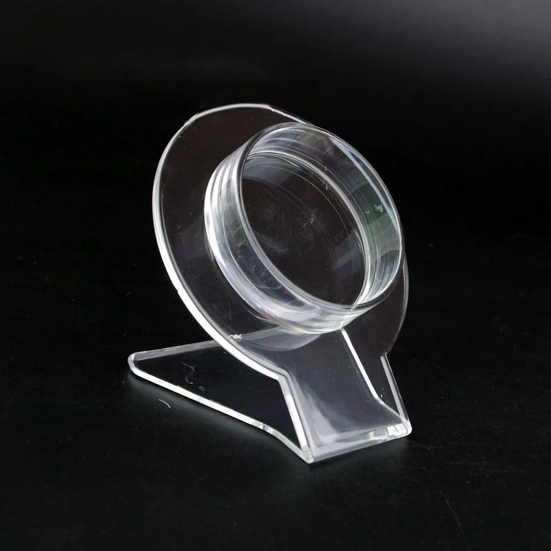 

1PC Clear Jewelry Bracelet Display Holder Bangle Organizer Rack Acrylic Bracelet Display Collar Stand Holder Practical Use Tool