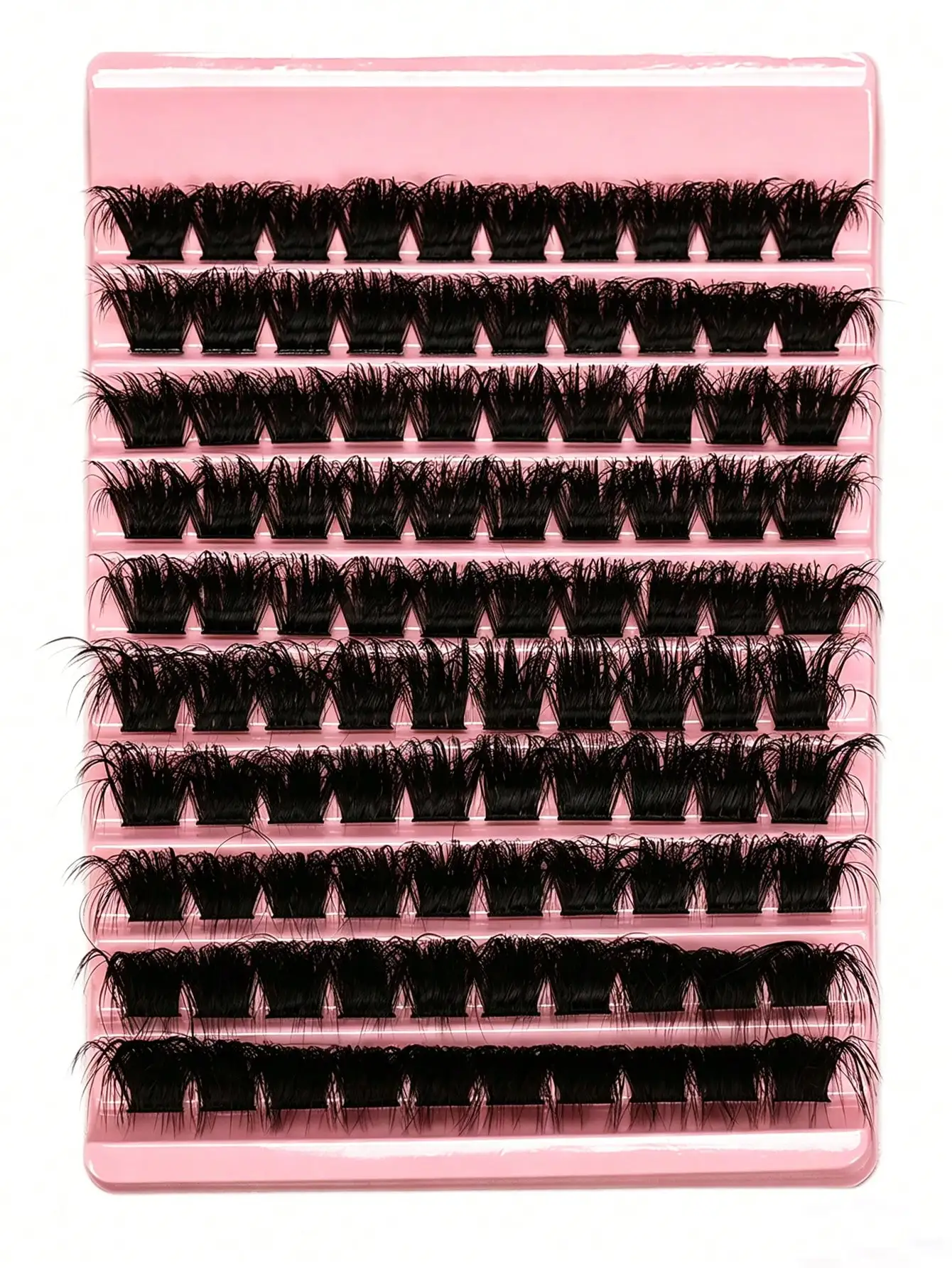 DIY Wimpern-Cluster-Verlängerungsset, flauschige D-Curl-Einzelwimpern, voluminöse, wiederverwendbare, segmentierte Wimpern für das Heim-Make-up – Detail 5