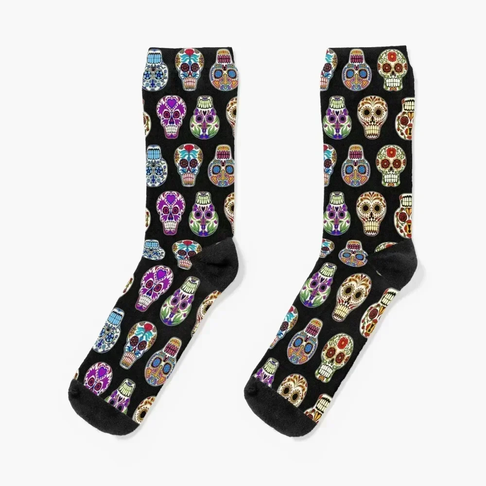 

Черные носки Sugar Skulls походные прозрачные мужские свободные мужские носки женские