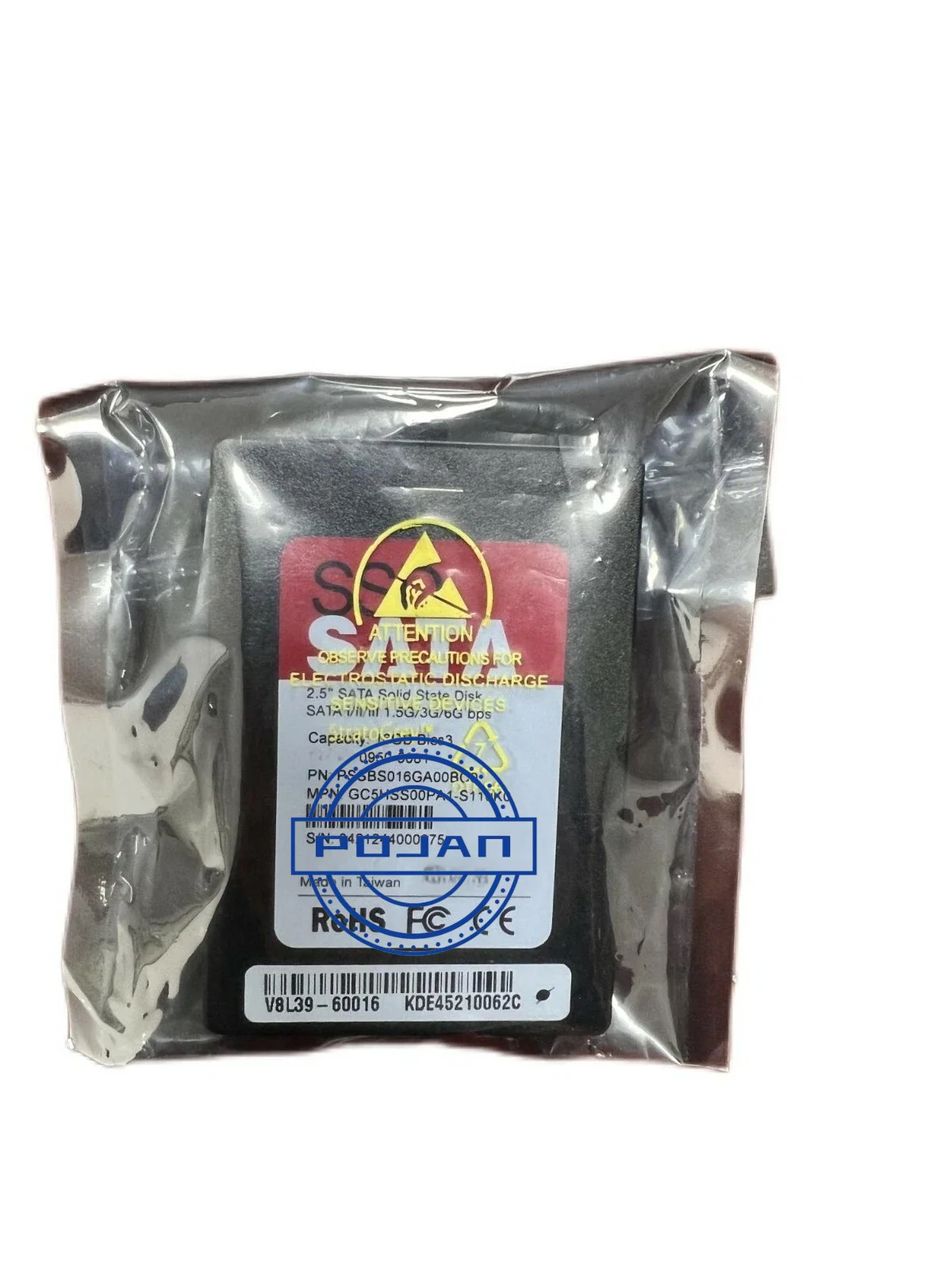 

SSD POJAN V8N83-67009, совместимый с Latex 335, 365, 375, 315, 115, 2.5 дюйма, 16 ГБ, V2, HDD V8L39-60016, запчасти для плоттеров