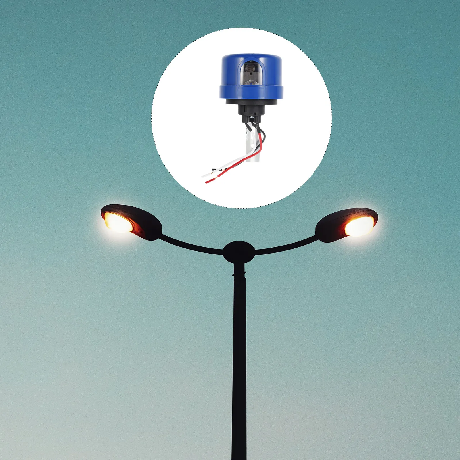 Photocell Sensor Street Light Controller Automatic Day Night Switch for Outdoor LED Security Lighting