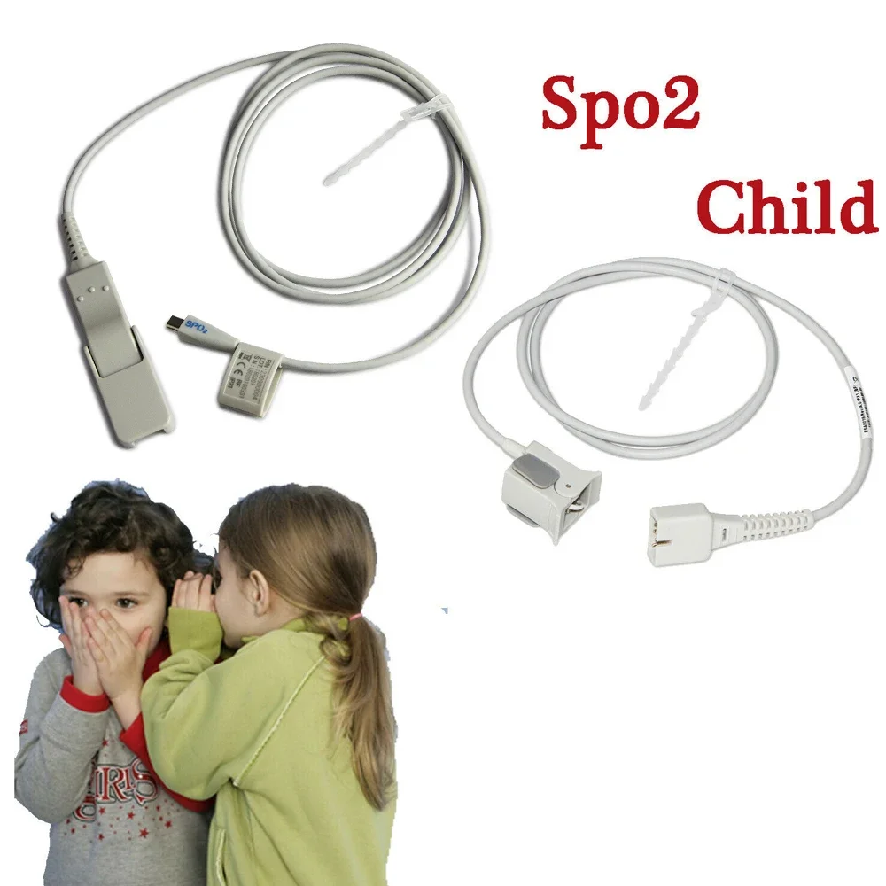 Adult Paediatric Neonatal Veterinary 10 Pin USB SPO2 Probe Blood Oxygen Saturation Sensor CONTEC 08A 08C Blood Pressure Monitor