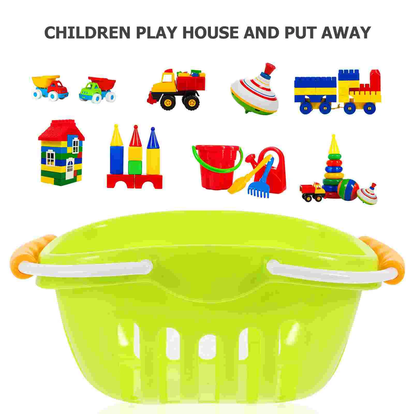 

2 Pcs Simulation Basket Toy Kids Role-playing Toys Funny Child Plaything Children’s Pretend Simulated