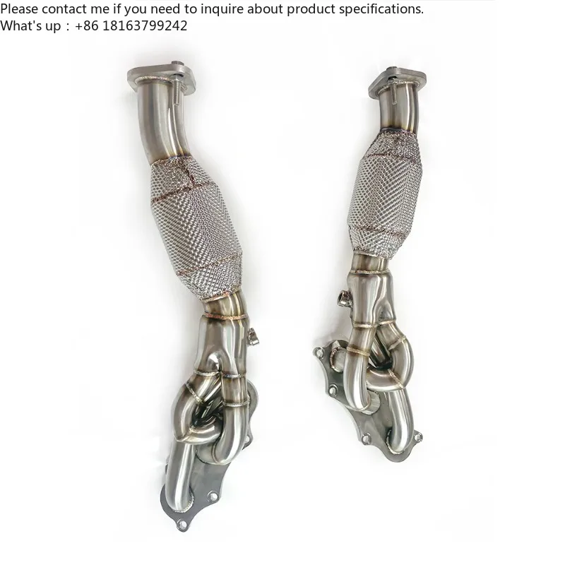 Tuning Exhaust Manifold Header Valves for Lexus IS250 IS300 2.5 3.0 304 Stainless Steel Exhaust Downpipe System 3-Year Warranty