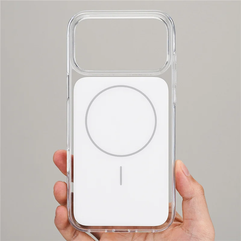 Original Quality Touch Camera Button Magnetic Hit Color Case for IPhone 17 Pro Max for Magsafe Wireless Charge Anti-yellow Cover