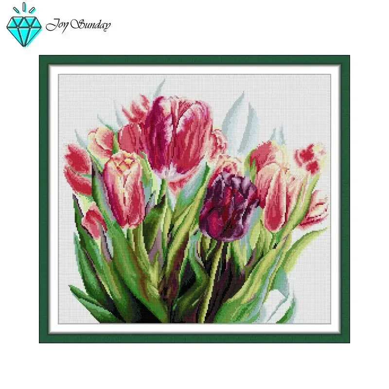 

Diamond Painting Watercolor Tulip Pattern Diamond Art With Tools Arts And Crafts Room Decor Birthday Gift Hobby Horse