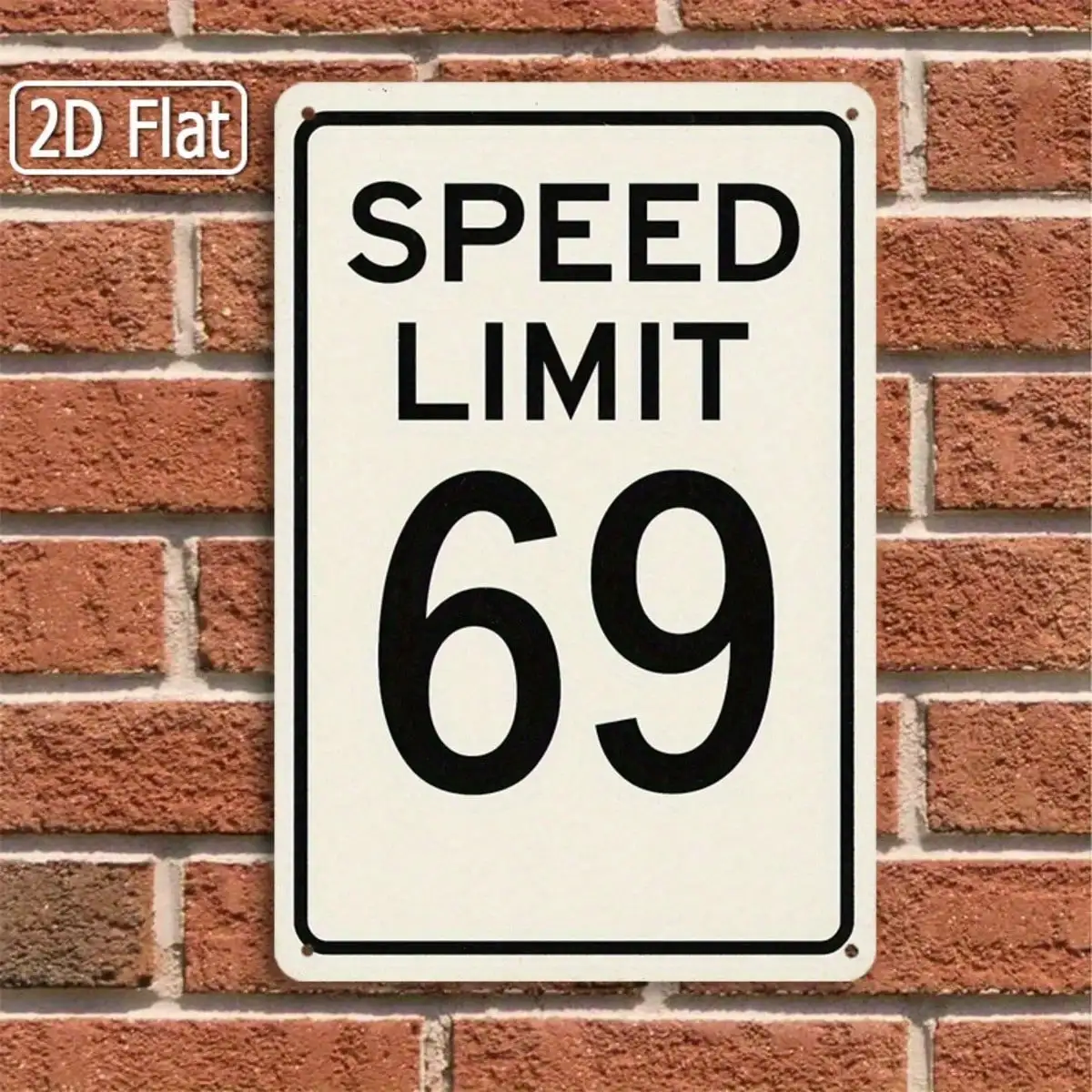 1PC Tin Sign Speed … - image