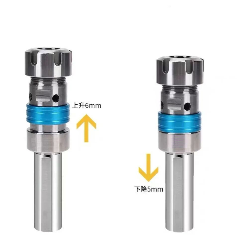 

CNC lathe ER chuck tapping tool rod floating telescopic straight handle tap tapping extension rod tapping artifact