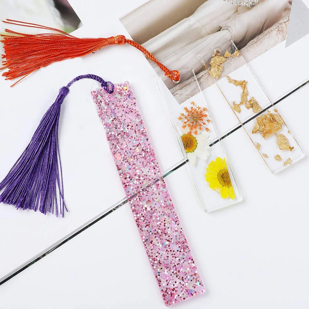 

1 комплект, силиконовые формы для закладок, сделай сам, антипригарная эпоксидная форма, кисточка, инструмент для рукоделия для студентов, канцелярские принадлежности, формы для закладок