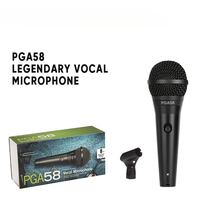 Metal PGA58 Cardioid Dynamic Microphone For Stage Singing Professional Wired Microphone for Shure Karaoke BBOX Recording Vocal