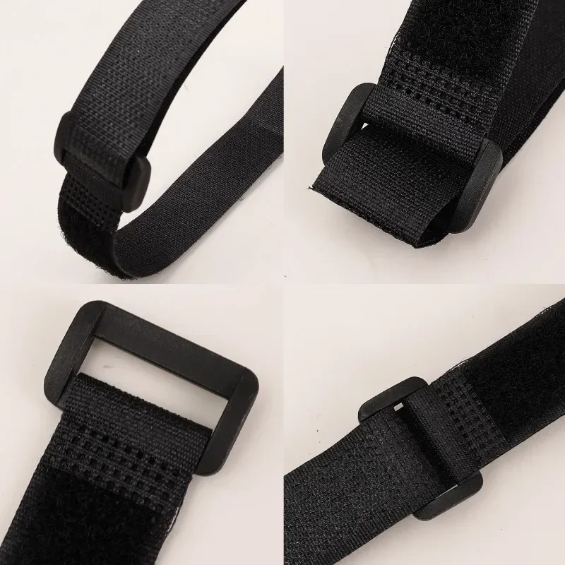 Wiederverwendbare Klettverschluss-Kabelbinder aus Nylon, Verstellbare Drahtbefestigungsbänder, Kabelmanagement-Organizer – Detail 7