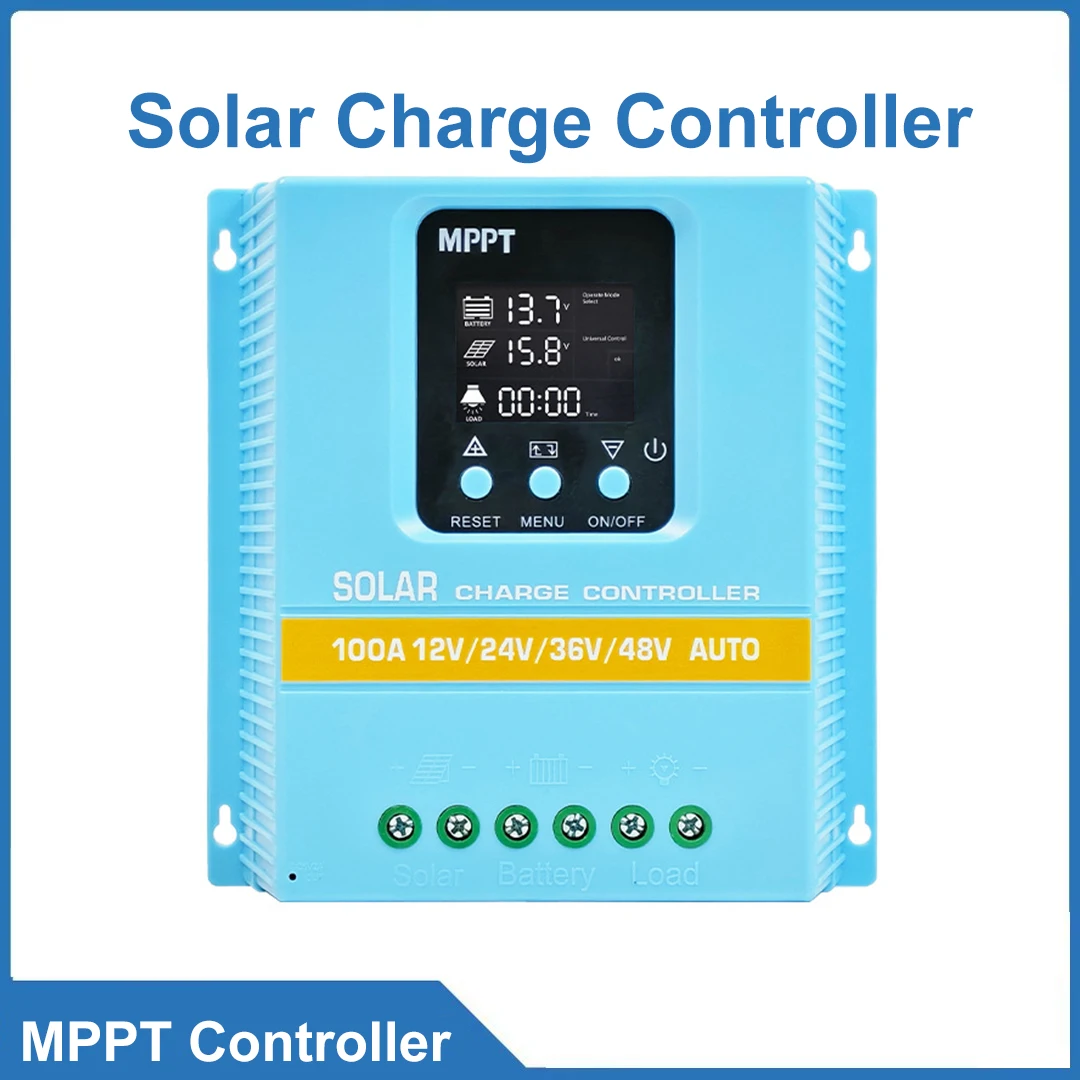 Solar Energy Controller MPPT Fully Automatic Universal Type for Identifying 12V, 24V, 36V, 48V Controllers