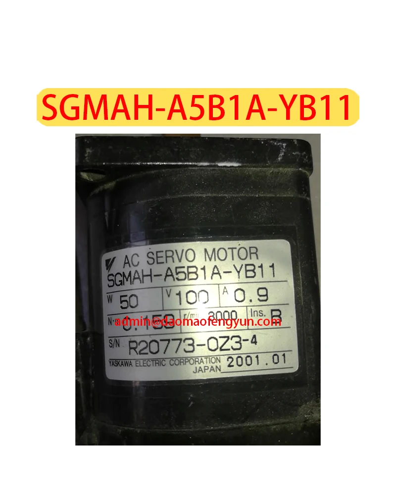 

SGMAH-A5B1A-YB11 Second hand servo motor SGMAH A5B1A YB11，Fast shipping