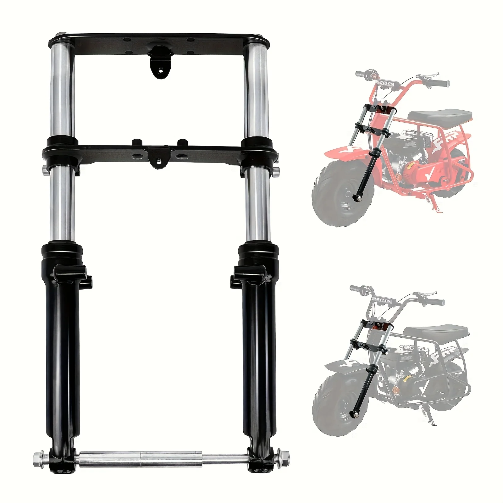 

Mini Bike Suspension Kit, Mini Bike Front Suspension Fork for GMB100, Oryxearth 105Cc & More – Great Upgrade for Most Mini