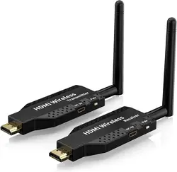 Wireless HDMI Transmitter and Receiver, 1080P HD Extender Adapter for Streaming Video/Audio from Laptop/PC to TV/Monitor