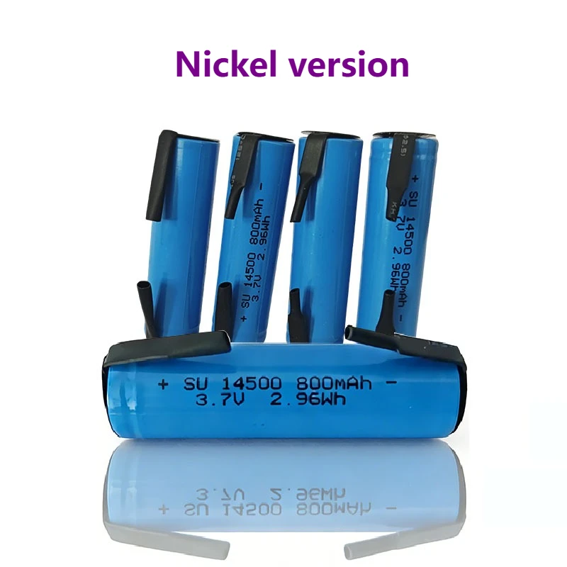 14500 3.7V-800mAh rechargeable lithium battery/suitable for microphone/shaving machine/walkie-talkie/