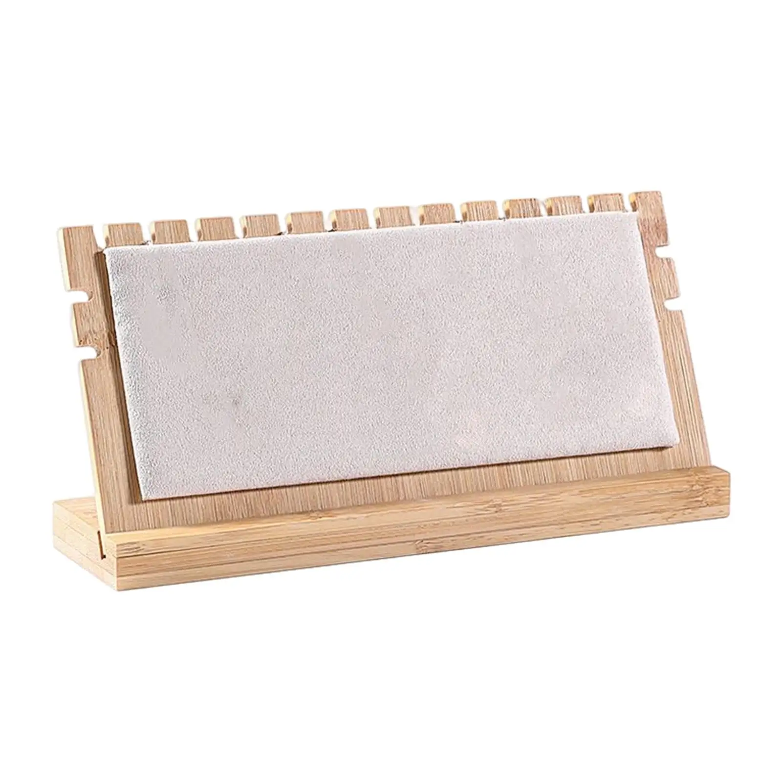 

Wooden Necklace Display Stand Disassemble Easel Holder for Chains Pendants