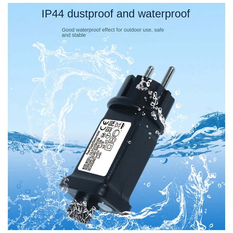 Y16A 24V Transformer Plug Power Supply Suitable for Christmas Halloween LED Equipment Decorations EU Plug