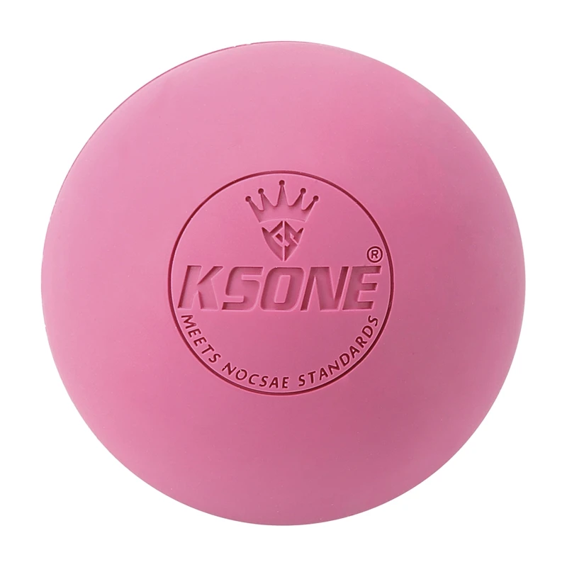 KSONE Massage Ball 6.3Cm Fascia Ball Lacrosse Ball Yoga Muscle Relaxation Pain Relief Portable Physiotherapy Ball