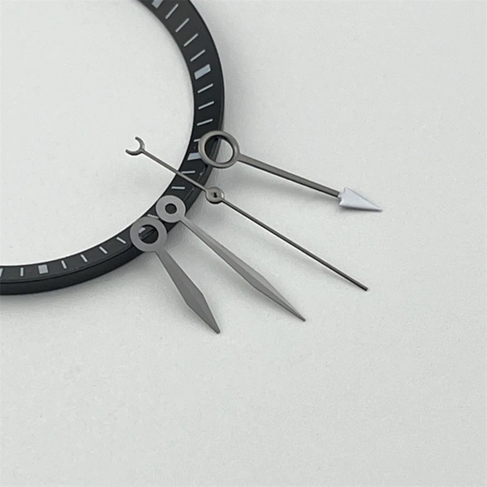 9mm 13mm 13.5mm Pointers Silver Watch Hands Watch Hands Set ON Luminous for NH35/NH36/4R35/4R36/NH34 Movement