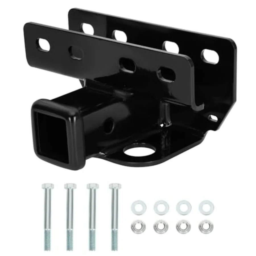 

Тягово-сцепное устройство класса 3 для Bronco 2021-2024, 2-дюймовый задний бампер, усиленный стальной черный фаркоп с нагрузкой до 12 фунтов