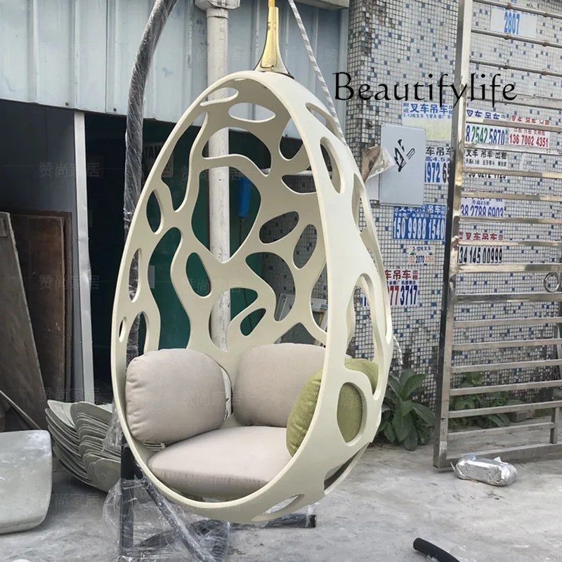 

Indoor Villa Bedroom Lazy Cradle Designer Hanging Basket Balcony Hanging Swing Outdoor Hanging Chair