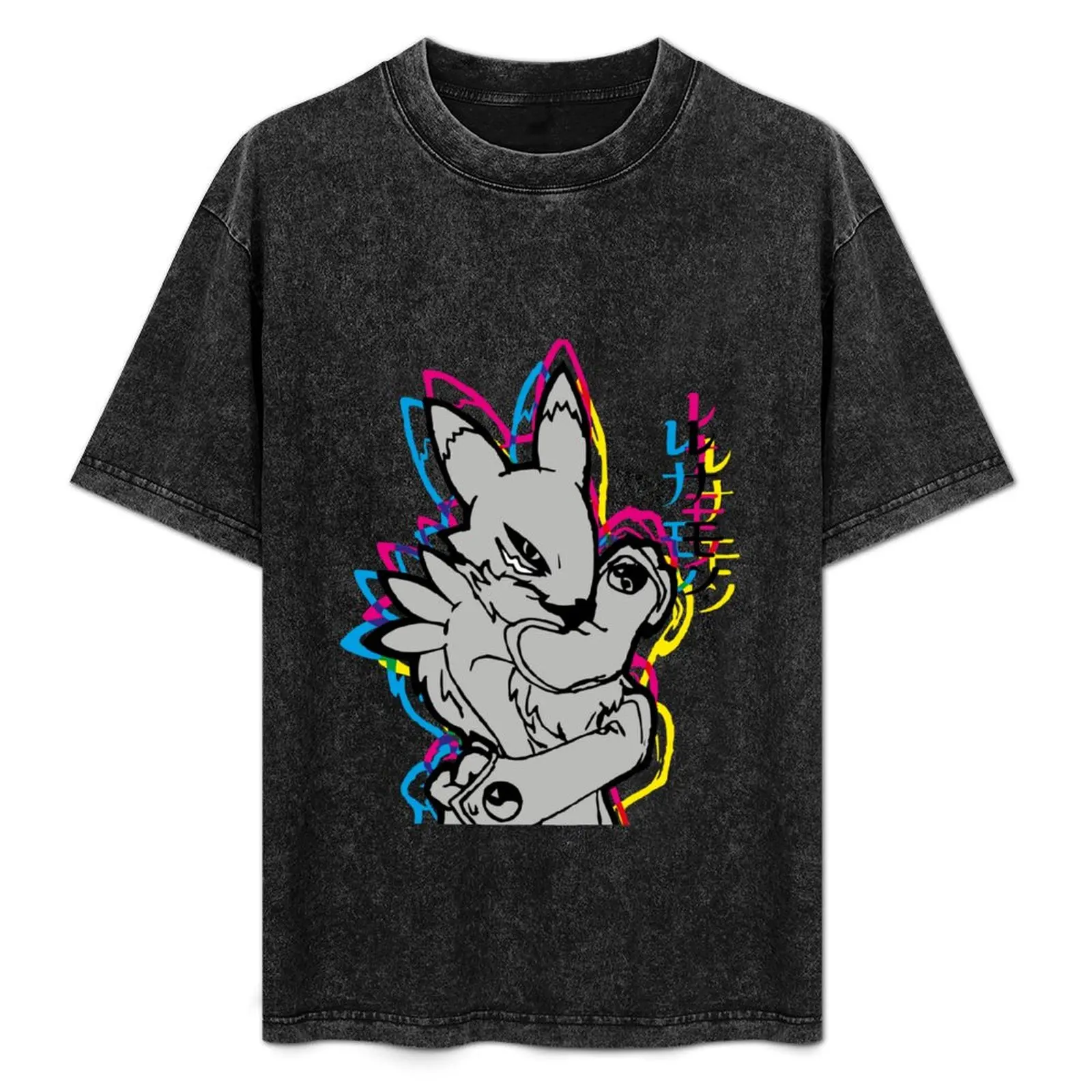 

Colors Renamon T-Shirt man clothes basketball graphic tees vintage anime shirt mens t shirt graphic