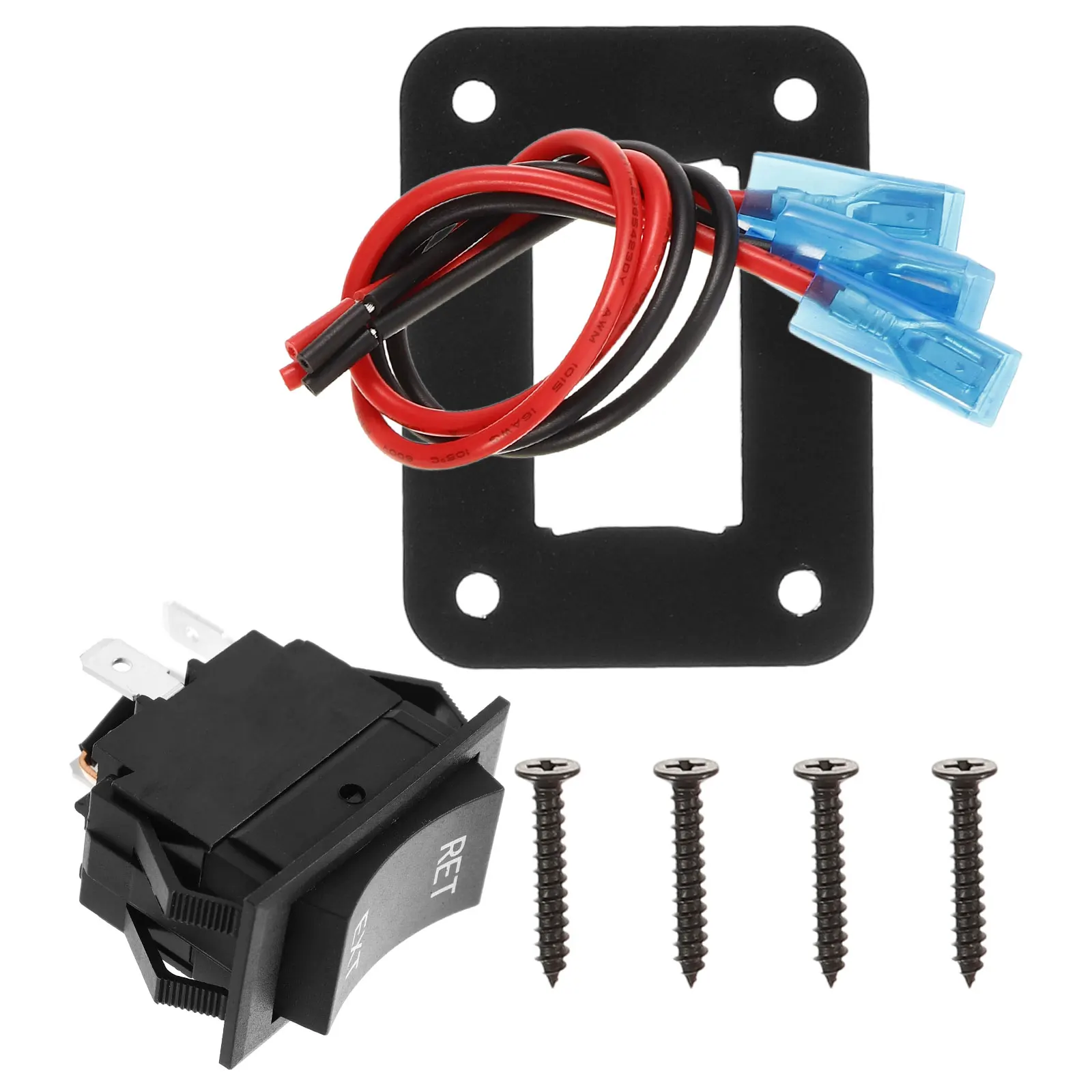 

4Pcs KCD2-7 Momentary Toggle Switch 20A 12V Boat Switch DPDT Electric Rocker Switch for RV and Marine