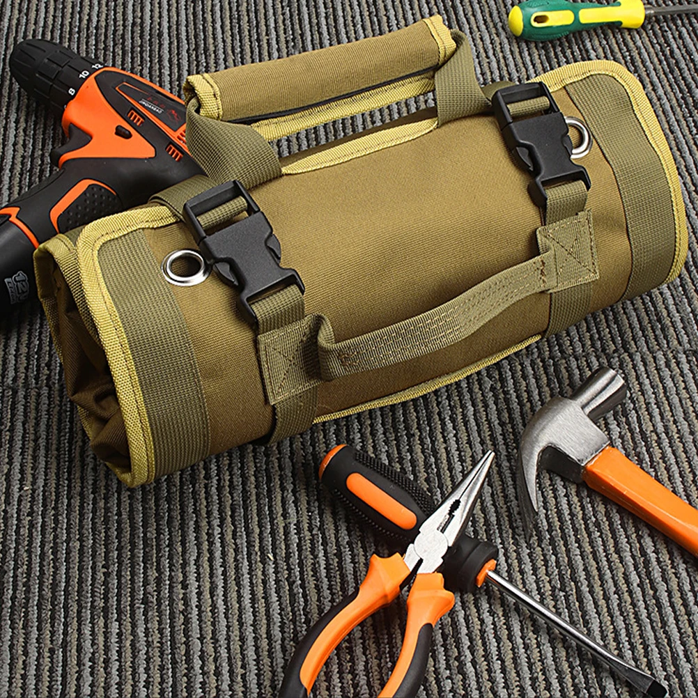 Borsa per attrezzi resistente Elettricista Falegname Agricoltore Organizzatore di stoccaggio Tessuto Oxford Tasca multitasca con cerniera Chiave