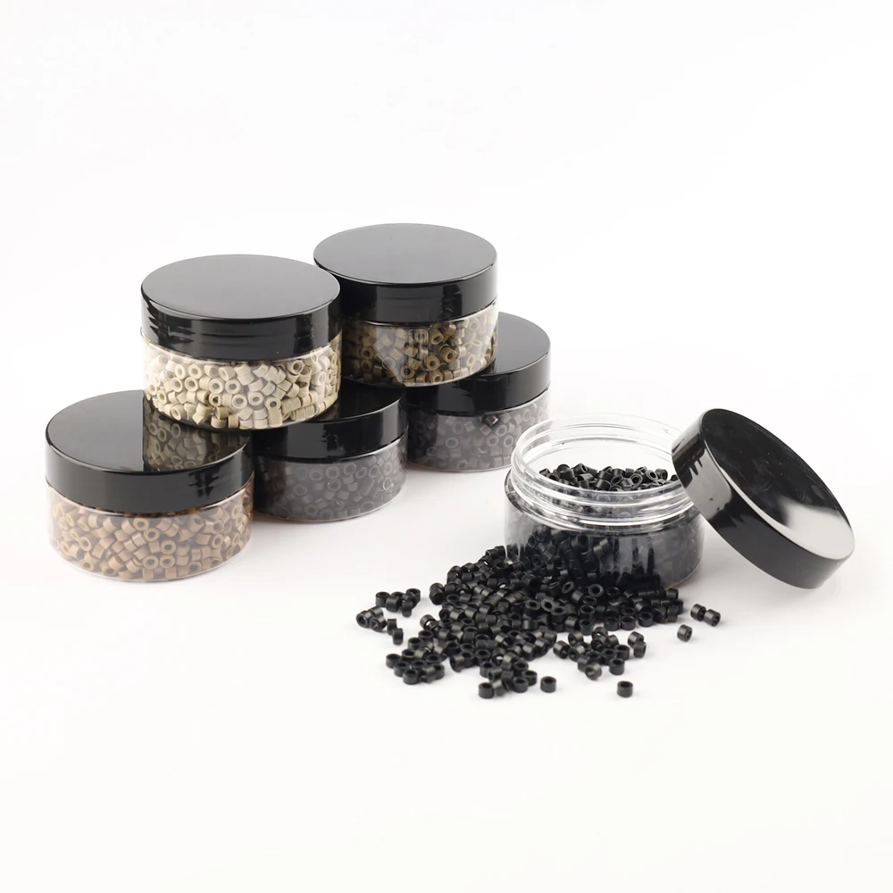 

Hair Want 5 мм микробусины на силиконовой подкладке для наращивания утка, тот же цвет, силикон и микрокольца, бусины для наращивания волос, мишура для волос