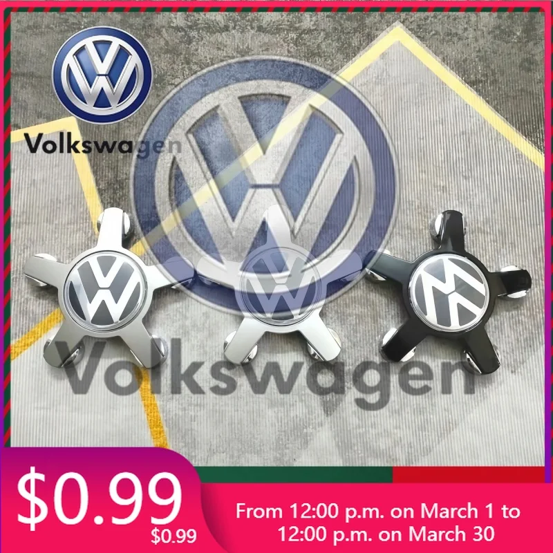 

Car Sticker 4PCS for VW Wheel Center Cap Car Hub Cap Fit Five Claws Logo 135mm 4F0601165N 8R0601165 Suitable B5 B6 B7 POLO