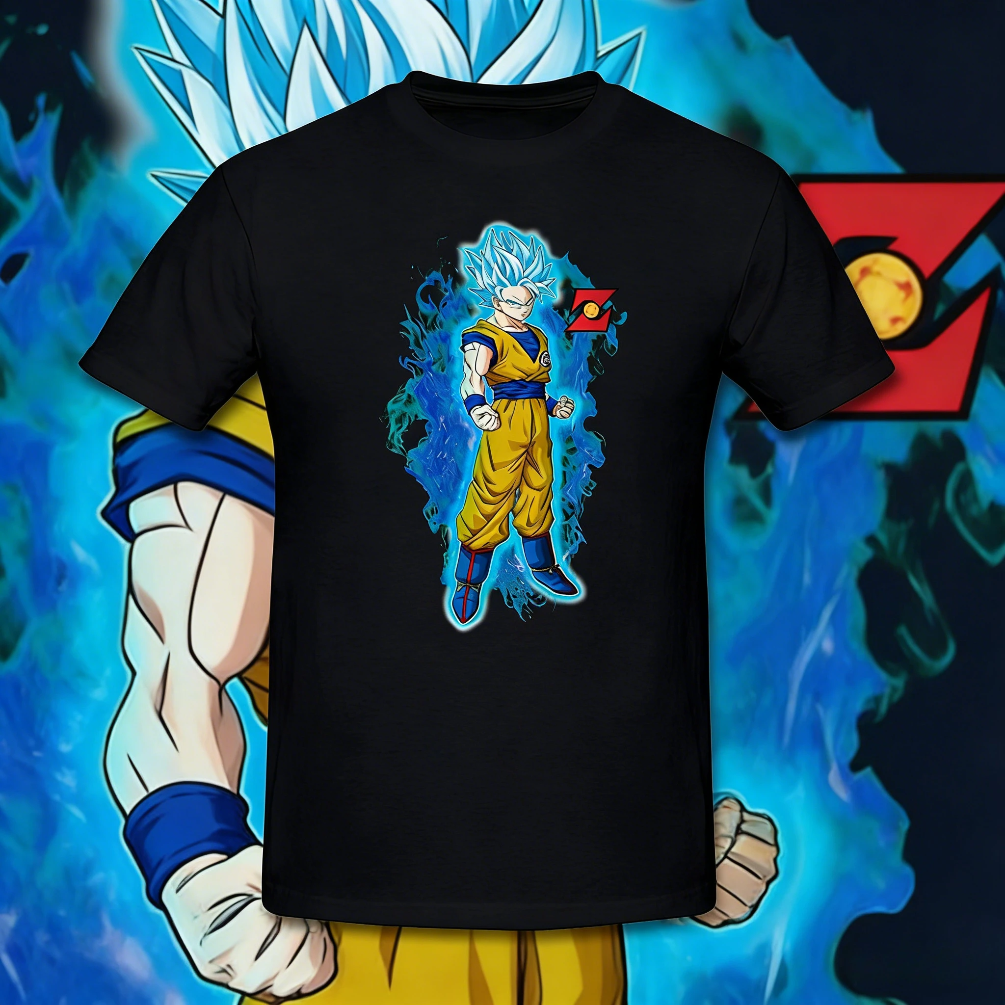 2026 Neues Sommer-T-Shirt zum 40. Jubiläum von Dragon Ball mit Son Goku, 100% Baumwolle, Anime-Print, Übergröße, Casual Streetwear, Unisex, Y2K