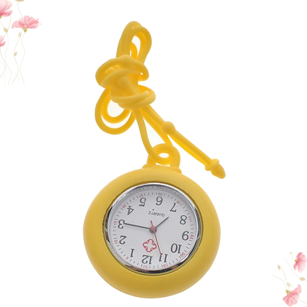 

Silicone Hanging Table Women Watch Nurse Clip-on Lanyard Toy Pocket Nurses Miss
