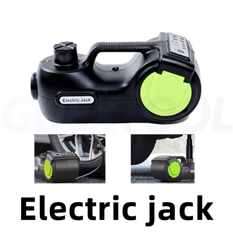 

Electric Car Jack Portable Hydraulic Jack Impact Wrench Tire Compressor Car Maintenance Tool Car Inflation Pump