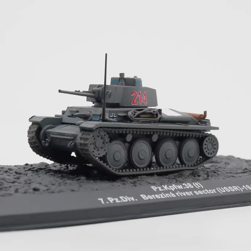 

Модель IXO Diecast в масштабе 1:72 Pz.Kpfw. Модель немецкого бронетанка 38T из сплава, коллекционная, для взрослых, декоративная, подарочная, для демонстрации
