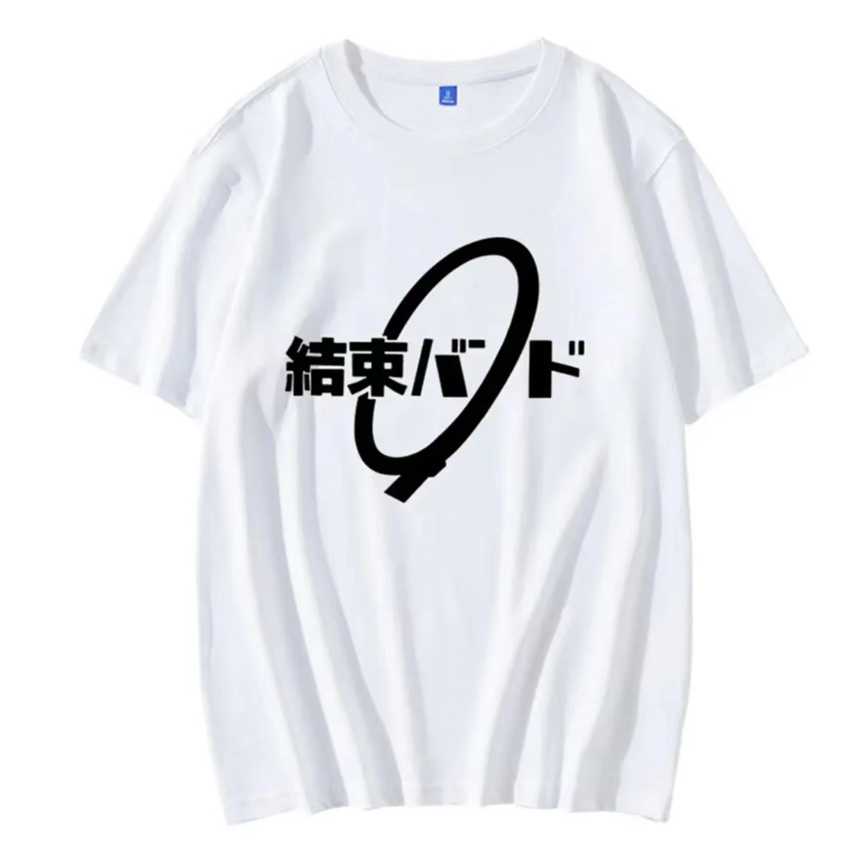 

Unisex Anime Cos BOCCHI THE ROCK Hitori Gotoh Ljichi Nijika Cotton Casual Short T-Shirt Tee 80160