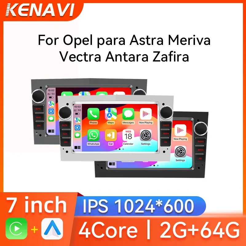 2 Din Android Car Radio For Opel Vauxhall Astra Antara Meriva Vivaro Combo Signum Vectra Corsa Veda Multimedia GPS Carplay Auto