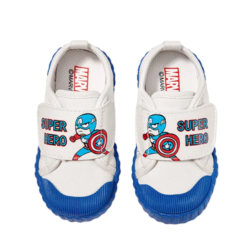 Marvel Series Spider-Man Boys Cartoon Animation Casual Cute Toddler Shoes Spring and Autumn Children Soft Soled Toddler Shoes