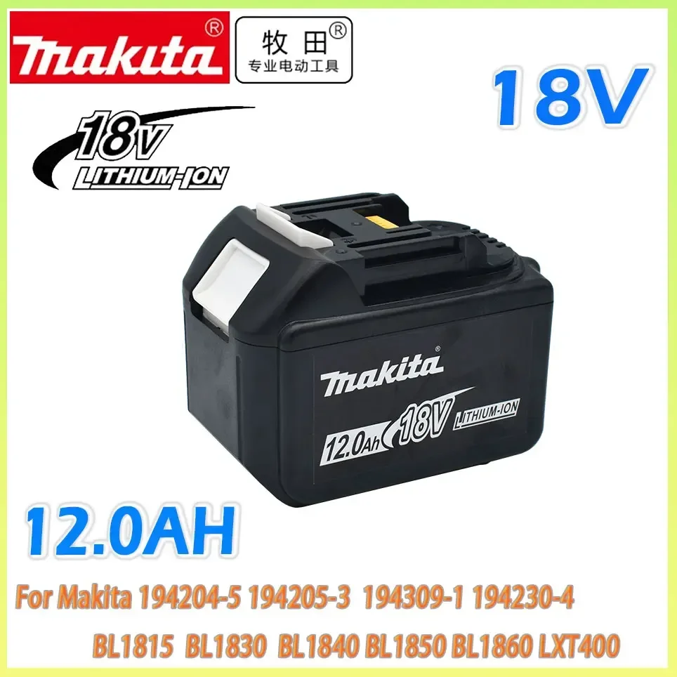 

Makita 18V Battery 12.0Ah Rechargeable Power Tools Battery 18V makita with LED Li-ion Replacement LXT BL1860B BL1860 BL1850