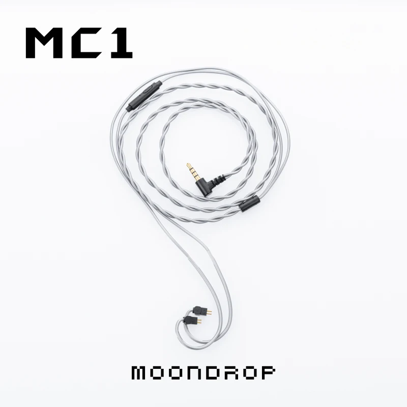 Moondrop Mc1 3.5Mm Multifunctionele Microfoonkabel 3.5Mm Oortelefoon Upgrade Kabel Microfoon 0.78Mm-2pin